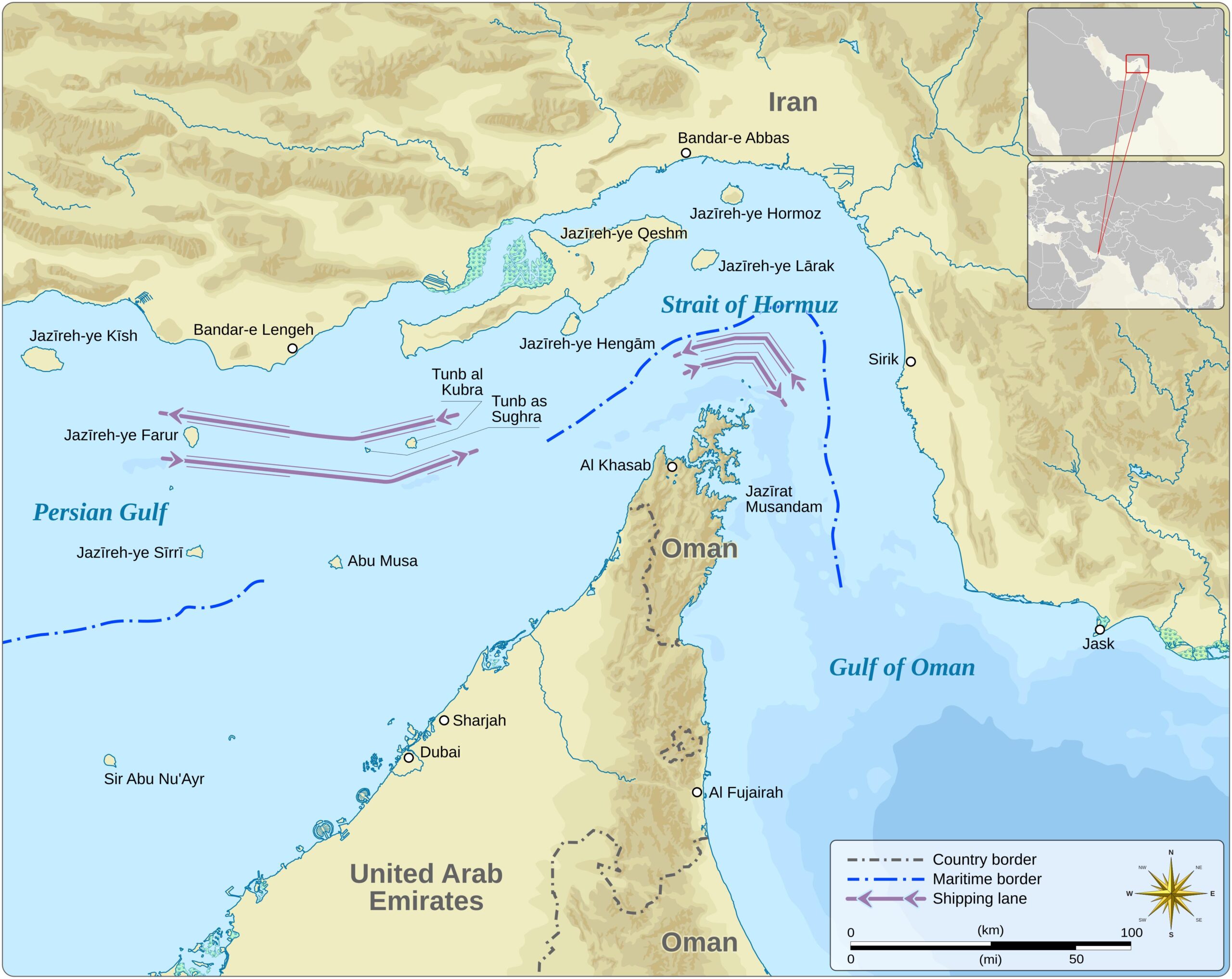The Strait of Hormuz